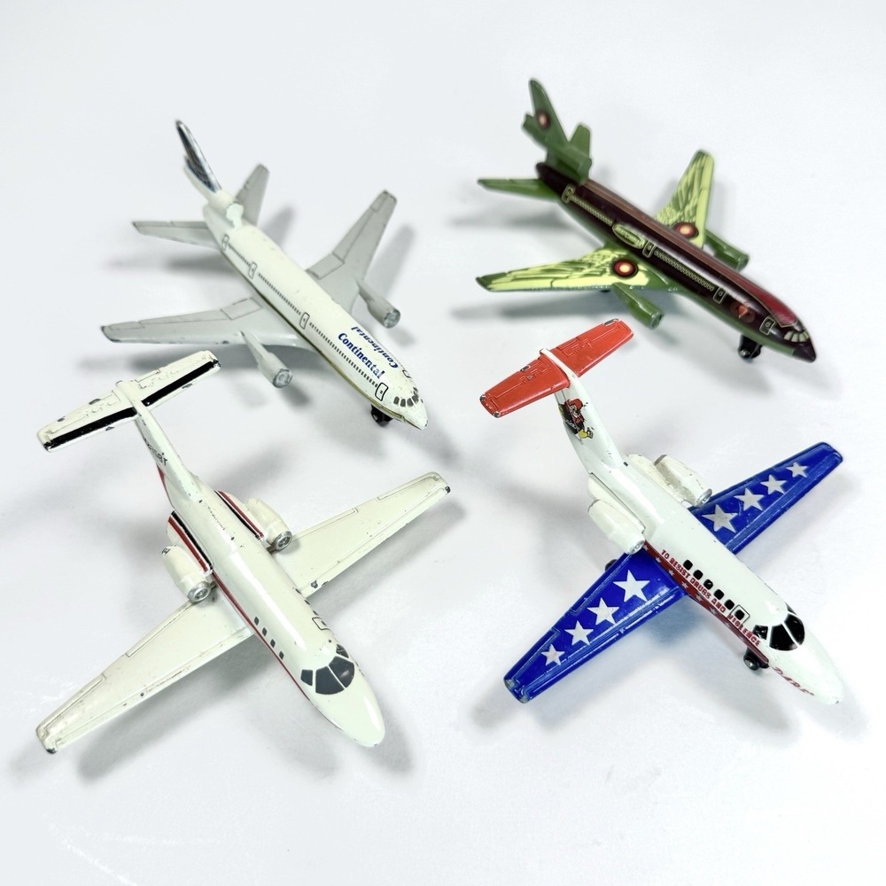 Matchbox Skybusters Airplane Lot DC10 Continental DARE Citation Jet SB13 Yr 2000